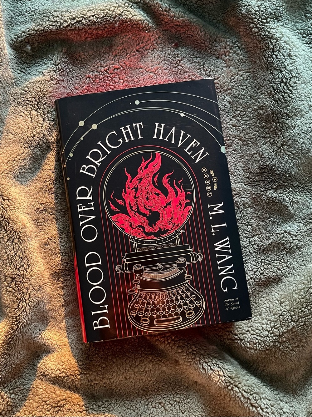 blood over bright haven by m. l. wang hardcover fantasy book
